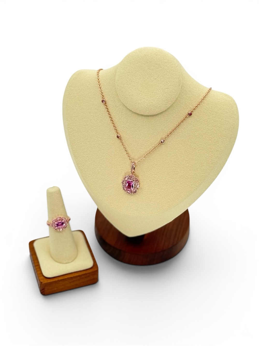 Bomb Party "Fairytale Facets" Size 7 & " Dangerously Divine" LB Pink Sapphire